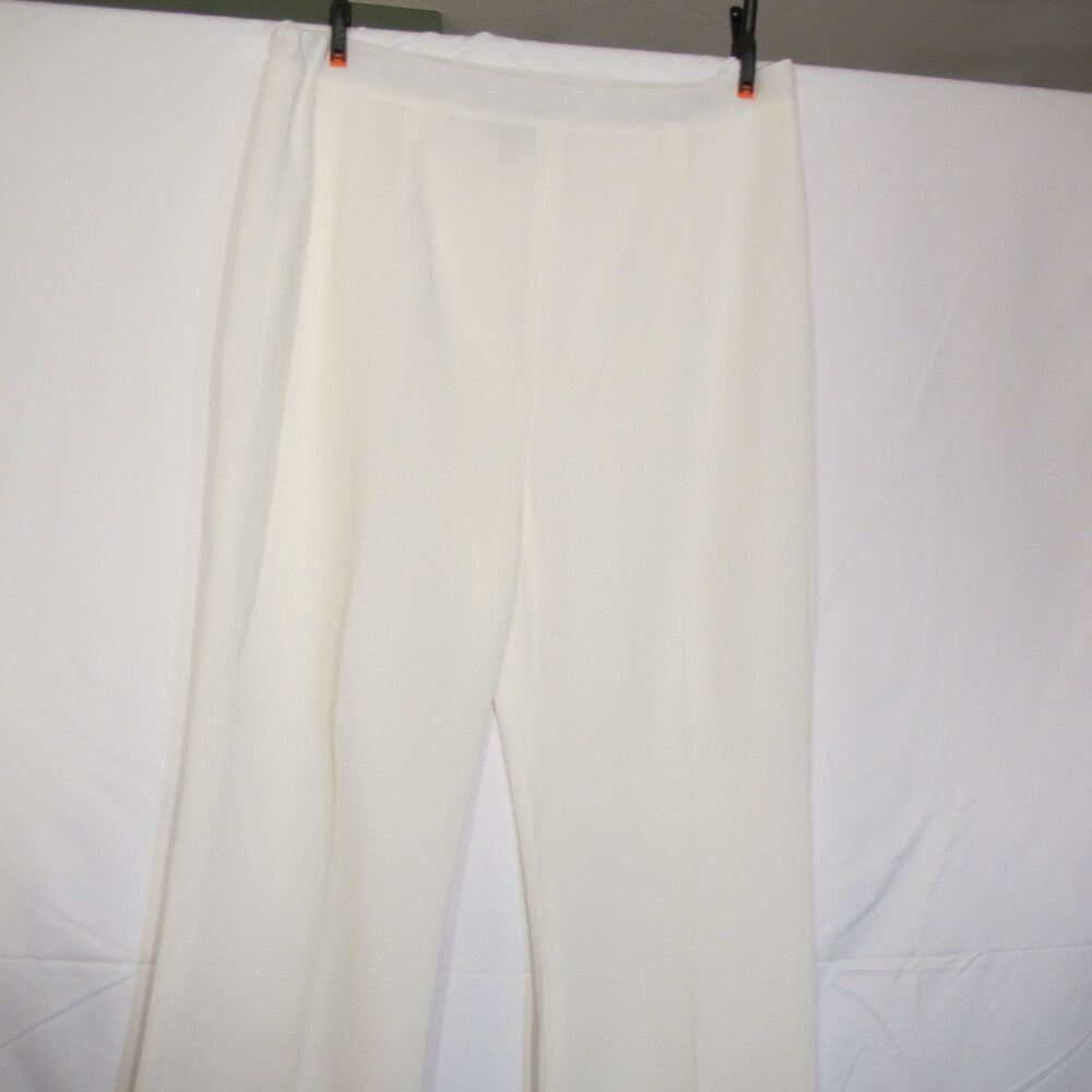 Misook Woman cropped white pants 0X